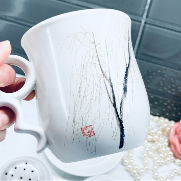 Teavana Capuchin Monkey Ceramic Porcelain Tea Mug - Picture 5 of 12